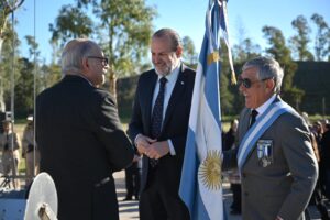 Susbielles rindió homenaje a los 323 tripulantes del Belgrano y a los héroes de Malvinas