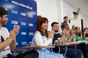 Cristina visitó la Universidad Nacional de Avellaneda, creada en su gobierno