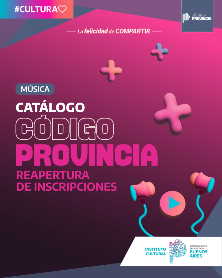 Ya abrieron las inscripciones para el Catálogo Código Provincia