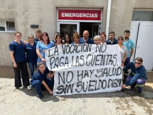 Reclamo salarial en el Hospital de SDLV: “Del municipio hubieron muy malos tratos y muy malas contestaciones”