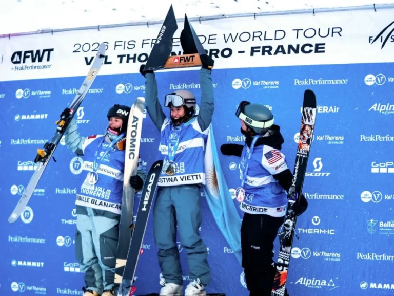 Histórico triunfo argentino: Agostina Vietti ganó el Freeride World Tour