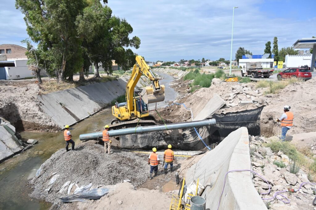 Avanzan las obras en los puentes Don Bosco y Pampa Central