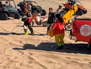 Un hombre murió al caer de su moto en un médano de Villa Gesell