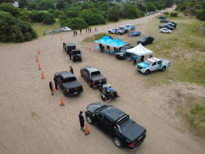 Detienen al conductor de una Pick Up por correr picadas con motos en Villa Gesell