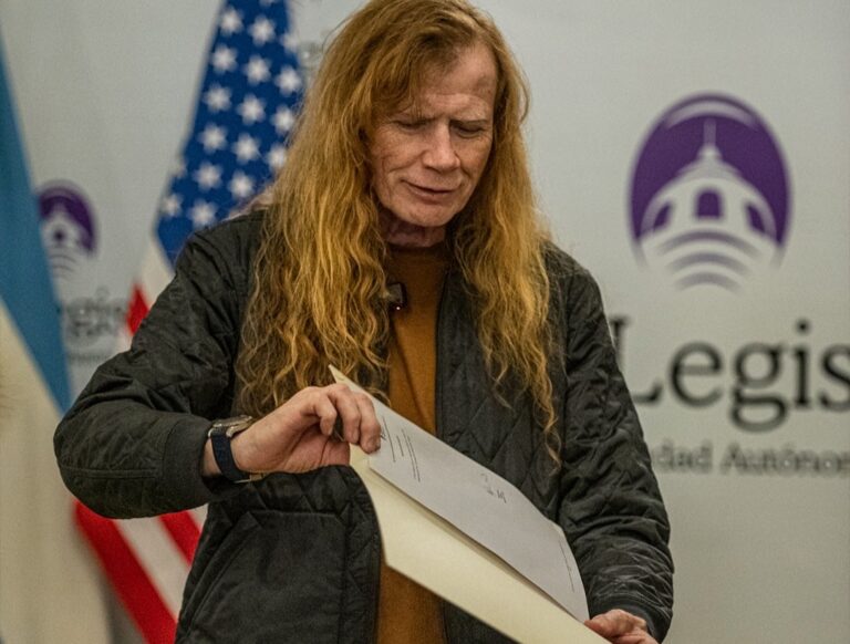 Más argentino que el mate: Dave Mustaine fue declarado Huésped de Honor