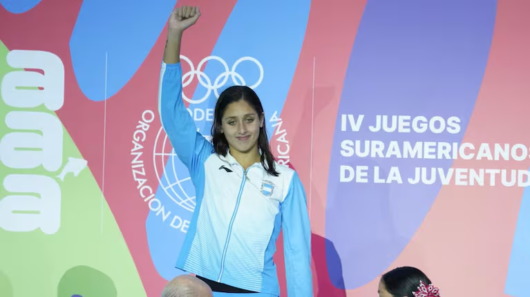 La argentina Agostina Hein ganó tres oros en natación en Panamá 2026