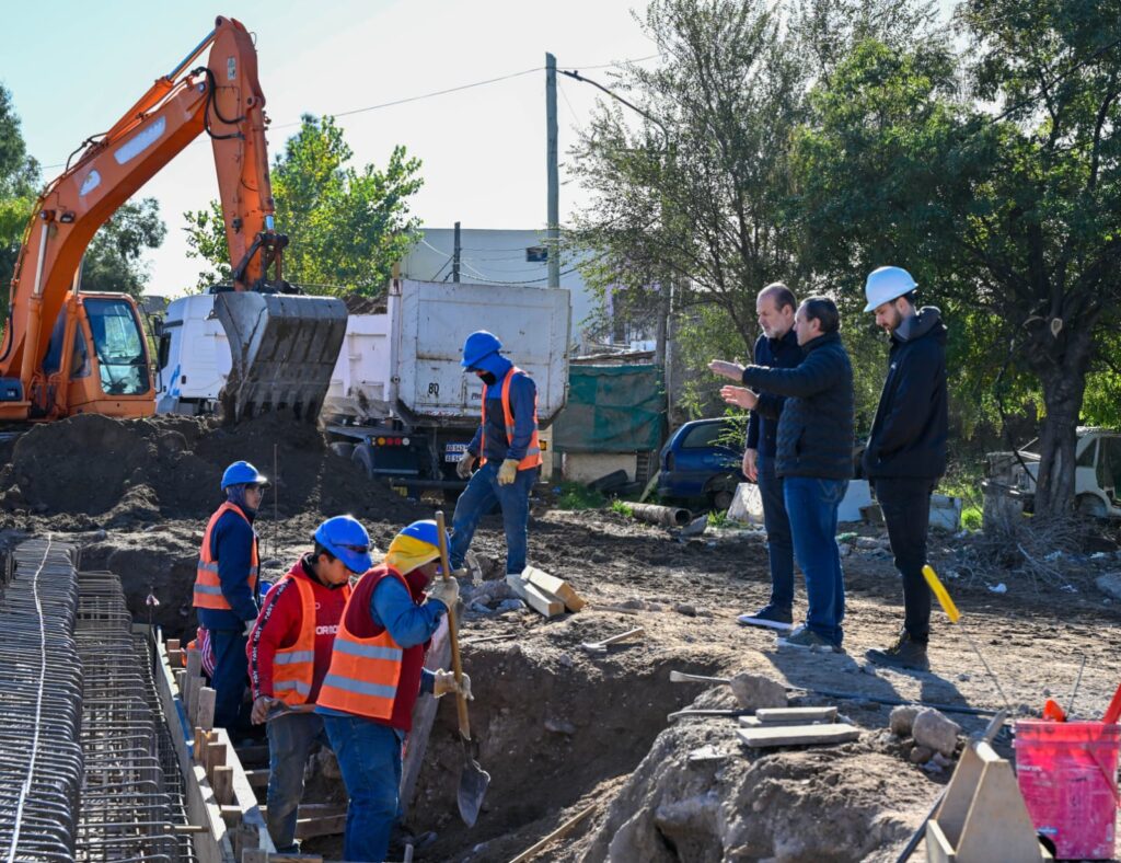 Así avanzan los trabajos del nuevo puente sobre Pampa Central