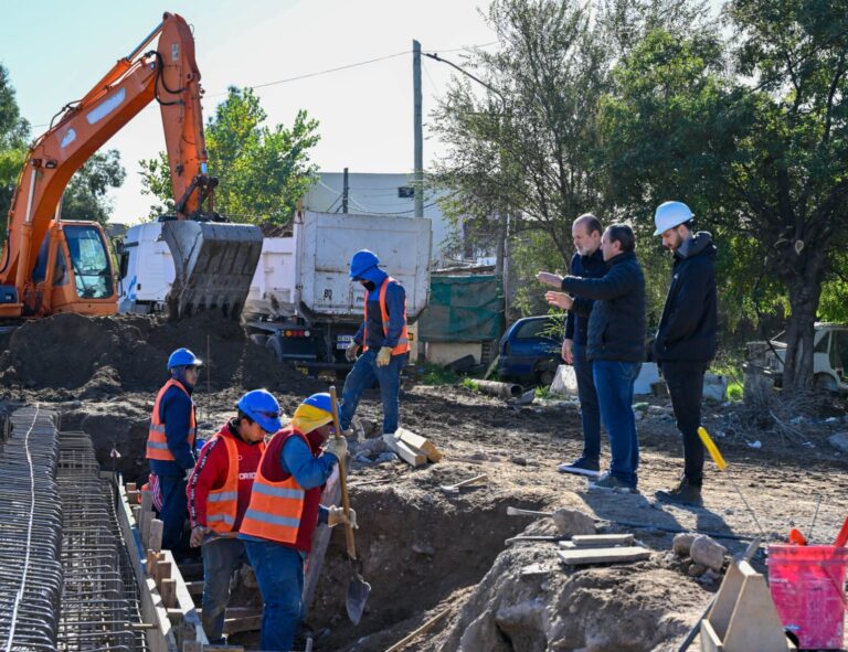 Así avanzan los trabajos del nuevo puente sobre Pampa Central