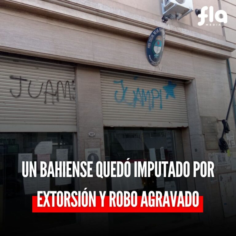 Un bahiense quedó imputado por extorsión y robo agravado