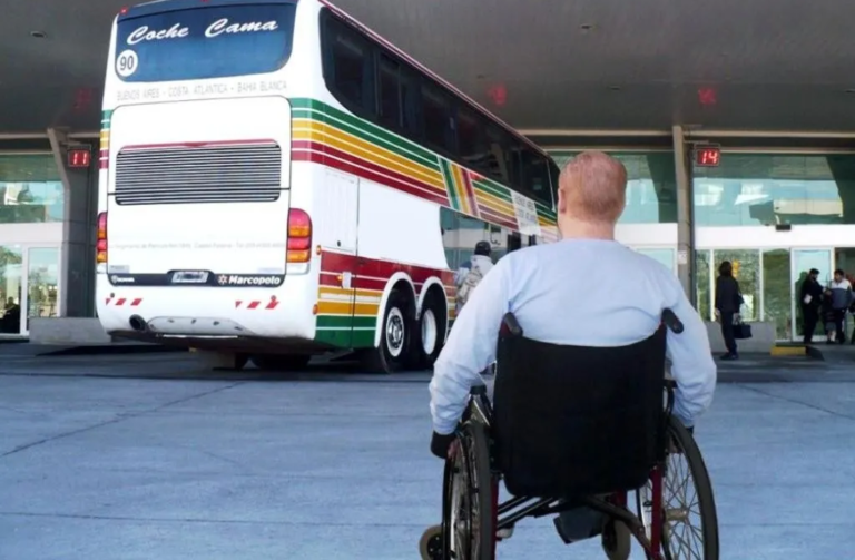 El gobierno eliminó las compensaciones por pasajes gratis para personas con discapacidad