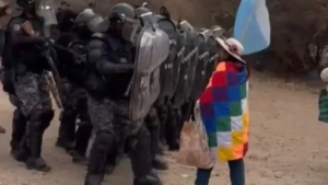 La policía de Jujuy reprimió con balas de goma a una comunidad indígena