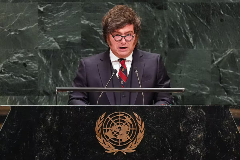 Milei en la ONU: La calificó como una organización inútil e insistió con Malvinas