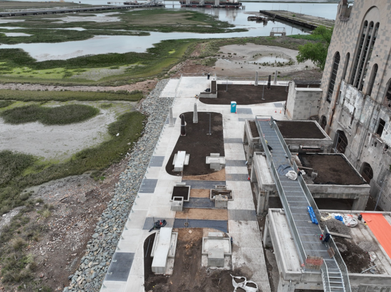 La obra de recuperación del Muelle de Elevadores alcanza un 75% de avance