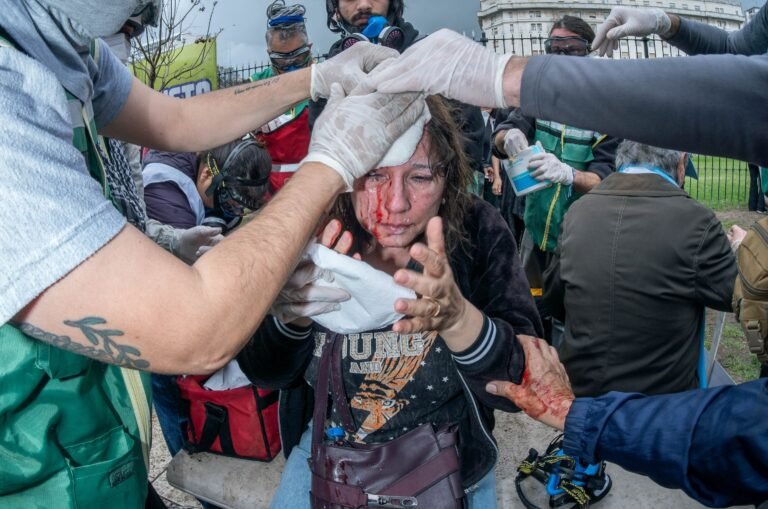 La CPM contabilizó más de 500 heridos durante la represión en el Congreso
